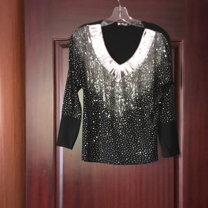 Shimmery Shiny Sparkly Party Top 3XL